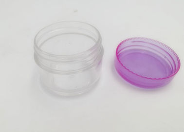 barattoli cosmetici di plastica della radura di capacità 20g, piccoli barattoli di plastica vuoti della lozione