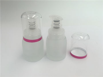 Bottiglia vuota di vetro con la pompa, bottiglia 30ml del fondamento della pompa di trucco