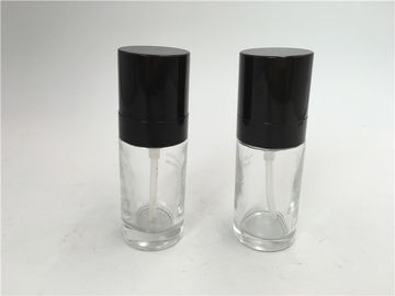 Vaso di vetro - bottiglie gonfiate della lozione del vetro trasparente con capacità di plastica della pompa 30ml