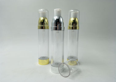 bottiglie senz'aria della pompa di 50ml pp/bottiglia vuota del fondamento con la pompa cosmetica